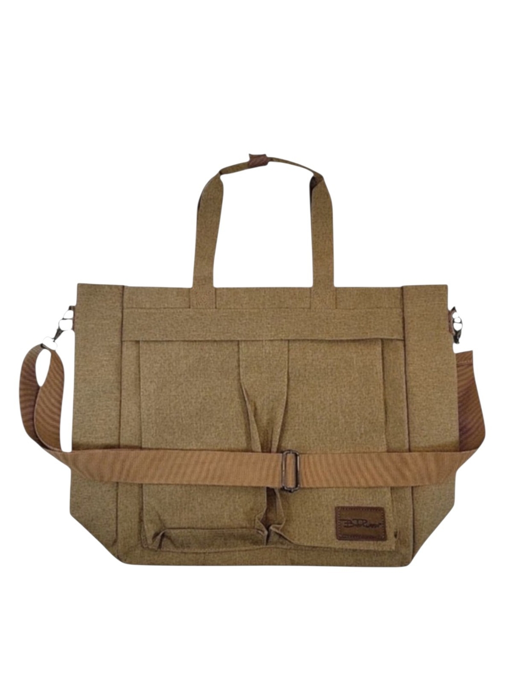 Bella Russo Beige Canvas Tote
